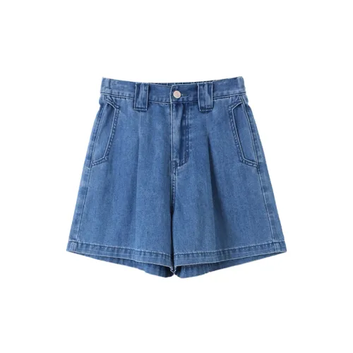 HIPPIEMISS Denim Shorts Women's Dark Blue