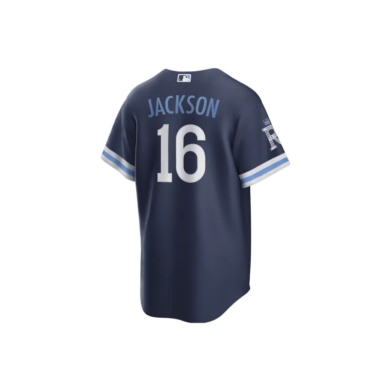 Nike Mlb Kansas City Royals City Connect Bo Jackson Men's Replica Baseball Jersey-1