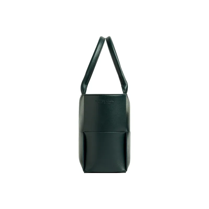 Bottega Veneta Arco Lambskin Tote Bag, Shopping Bag, Handbag Small Size Women's Green-2