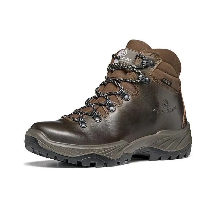 SCARPA Earth Terra Anti Slip Wear Resistant High Top Waterproof Shoes, Outdoor Shoes Women's Brown-1