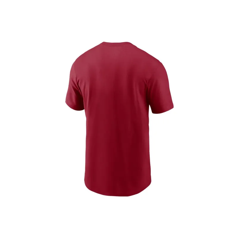 Nike T-Shirts Men Maroon-1