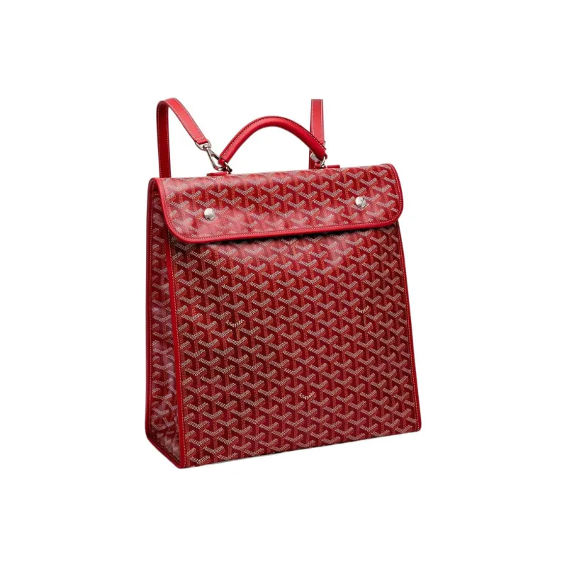 GOYARD Canvas With Calfskin Handbag Backpack Medium Size Unisex 11 Colors-6