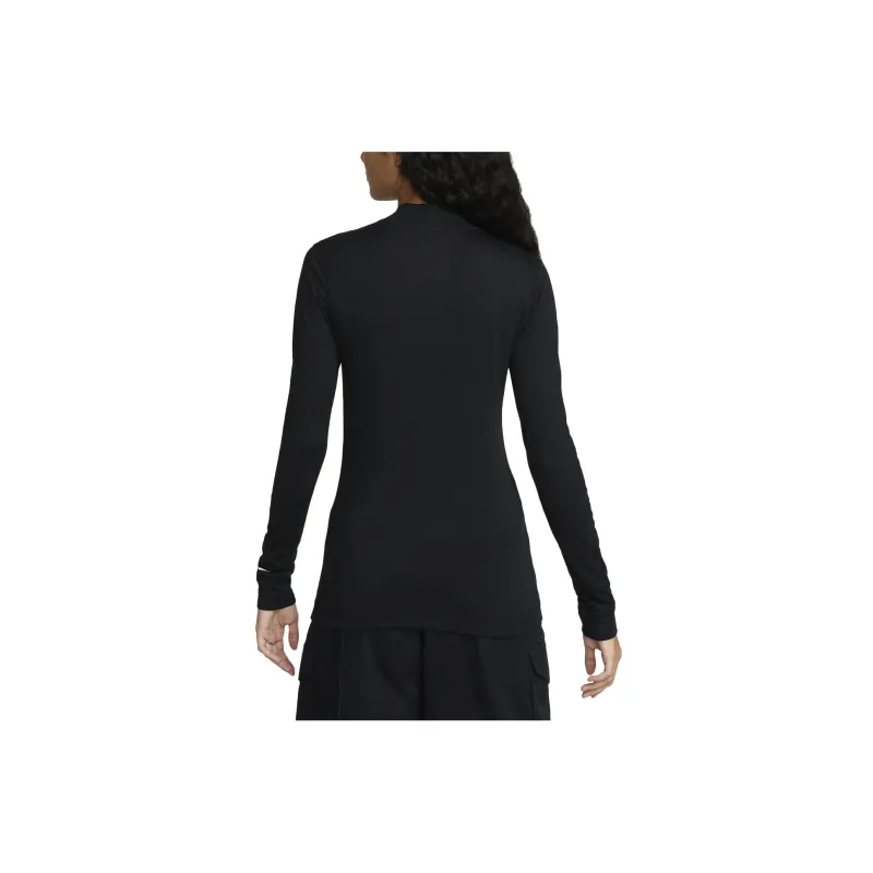 Nike Serena Williams Design Crew Women's Slim Fit Mock Neck Long Sleeve T Shirt-1