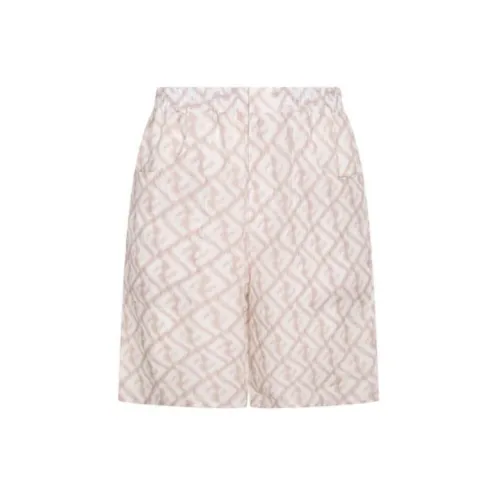 FENDI Casual Shorts Men Beige