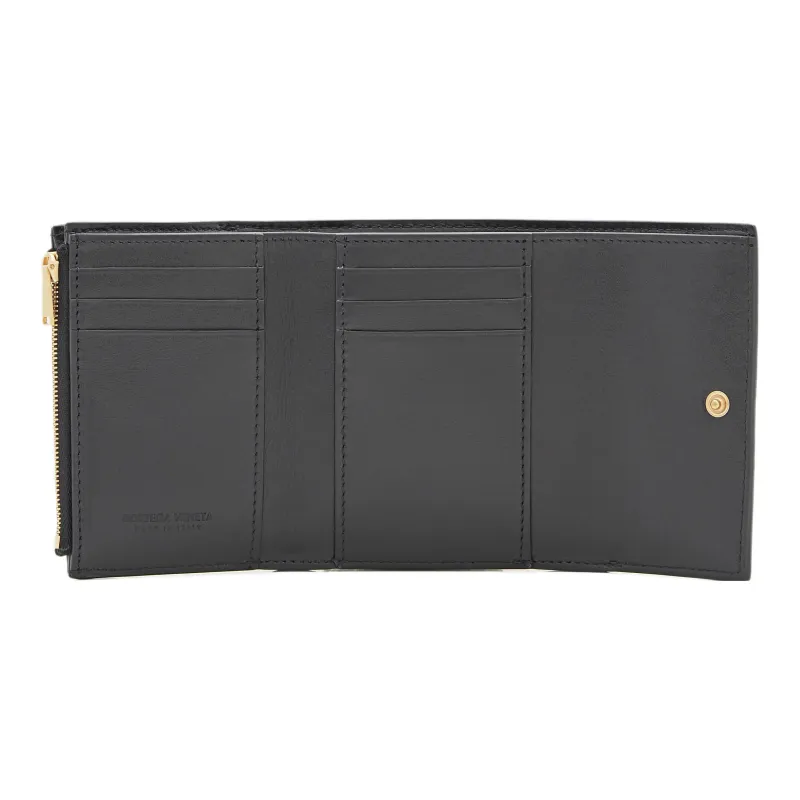 Bottega Veneta Cassette Tri-Fold Zip Wallet-2