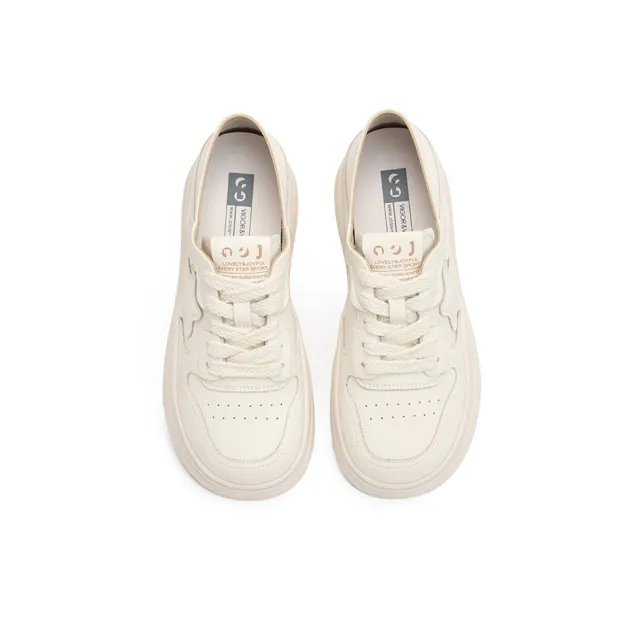 JOSINY Stylish Skateboarding Shoes Women's Ecru-3