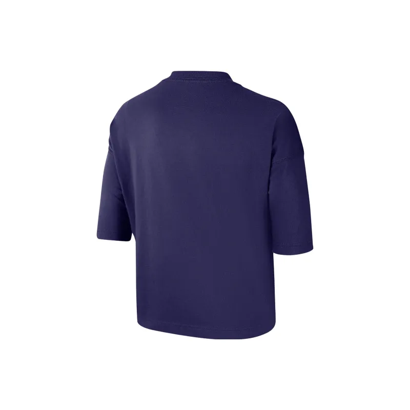 Nike T-Shirts Women's Purple Blue-1