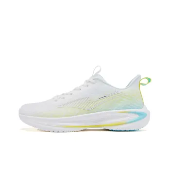 Erke Light Cloud Cushioning Anti Slip And Wear Resistant Low Top Running Shoes Men's Microcrystal White Mint Blue
