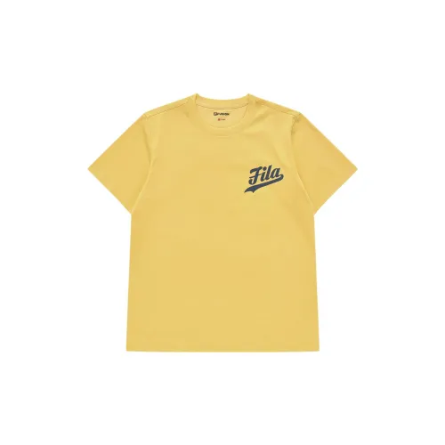 FILA FUSION T-Shirts Men Autumn Fruity Yellow