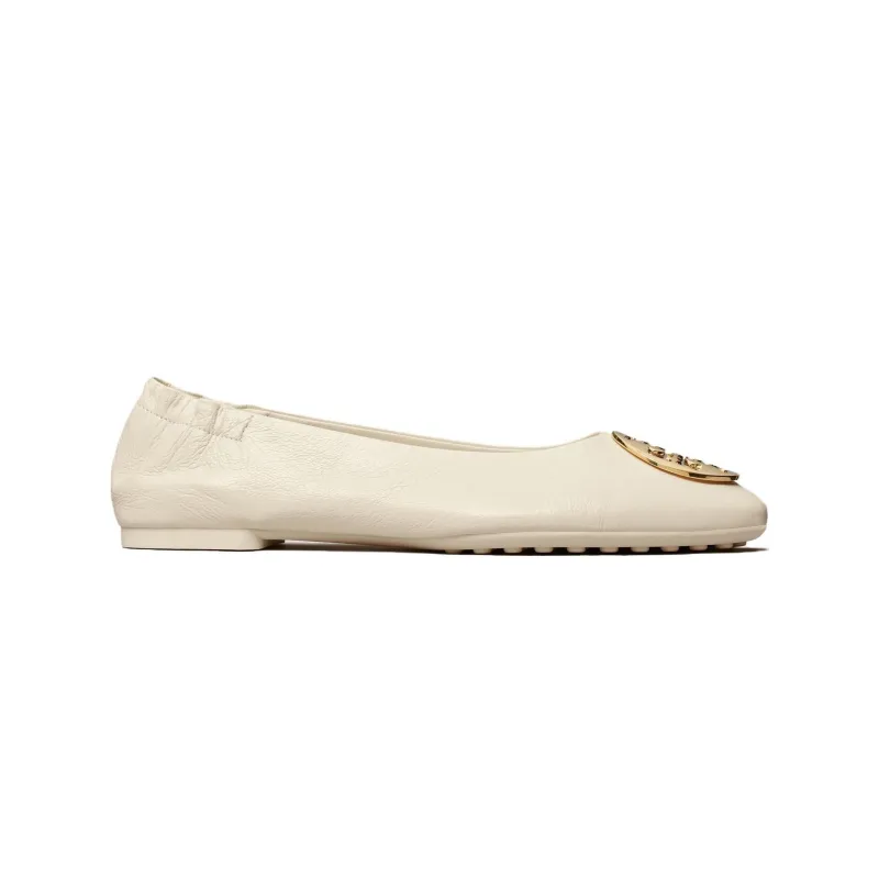 TORY BURCH Claire Flat Shoes Women's White-1