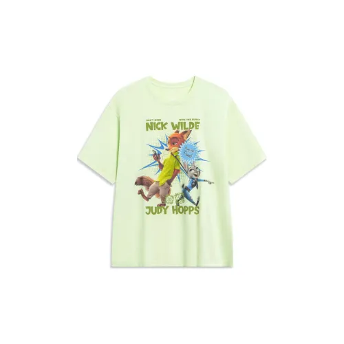 Disney X LINING Disney T-Shirts Men Light Fruit Green