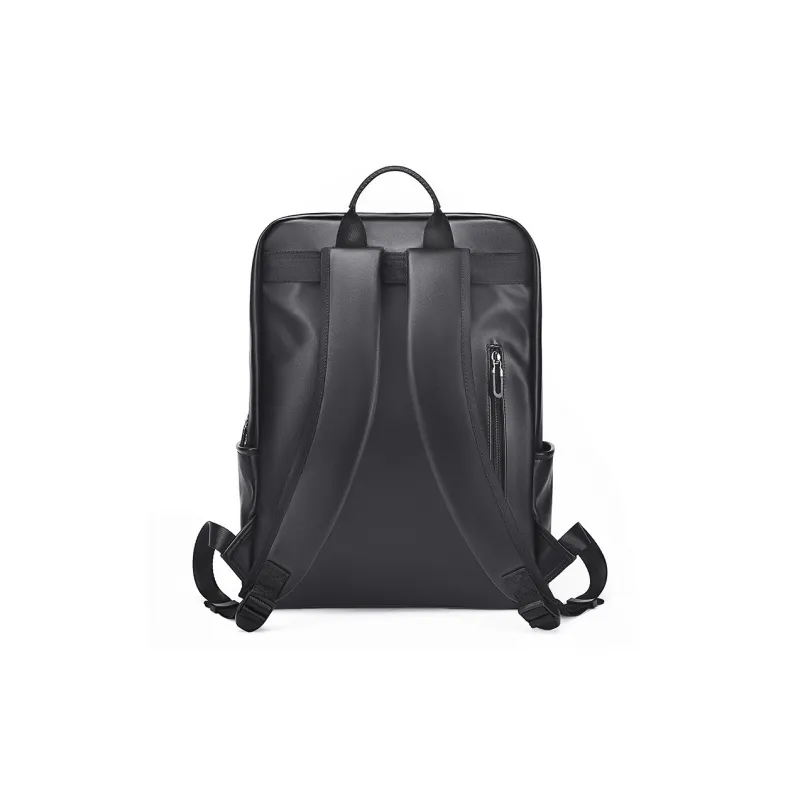 GOLF Synthetic Leather Backpack Large Size Men's Black/Dark Gray-9