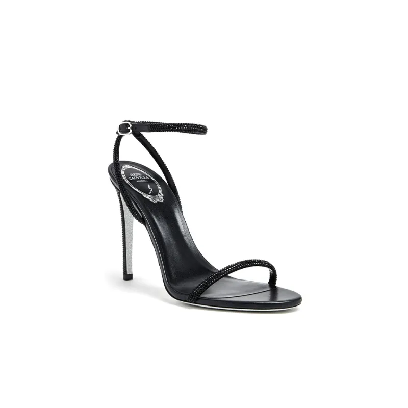 René Caovilla Rhinestone-embellishment Heeled Sandals-2