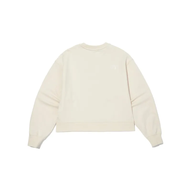 THE NORTH FACE Sweatshirts Unisex Cream White-1