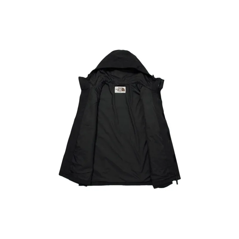 THE NORTH FACE Waterproof And Windproof Windbreaker Jacket Unisex Black-2