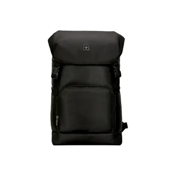Wenger Polyester Laptop Bag Backpack Regular Unisex Black