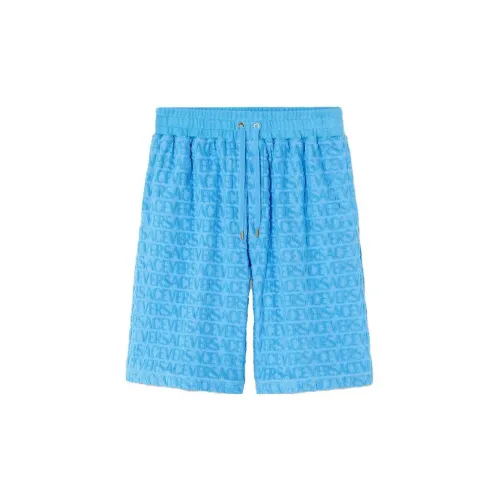 VERSACE Casual Shorts Men Blue