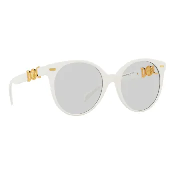 VERSACE Round Sunglasses Grey