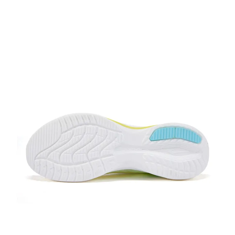 Erke Light Cloud Cushioning Anti-Slip And Wear-Resistant Low-Top Running Shoes Men's Microcrystal White Mint Blue-4