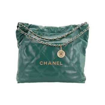 CHANEL 22Bag Calfskin Bucket Bags Crossbody Bag, Shoulder Bag Medium Size Women's Jasper