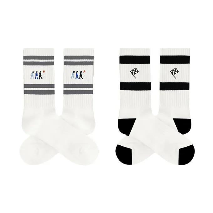 A damunderwear Unisex Mid Calf Socks-0