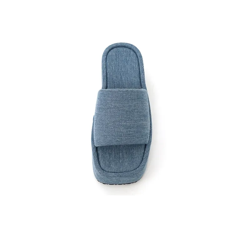 IN&IN Slide Slippers Women's Black/Blue-10