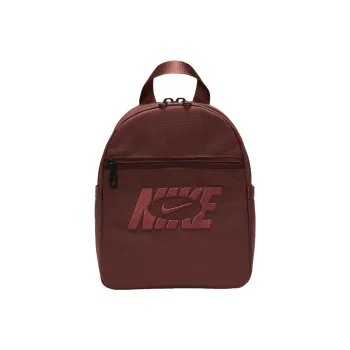 Nike Polyester Backpack Mini Unisex Brown Red