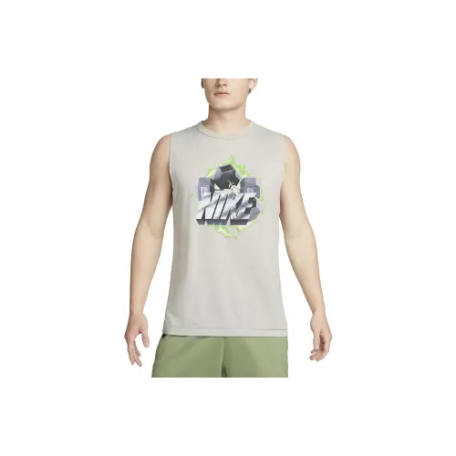 Nike Tank Tops Men Gray