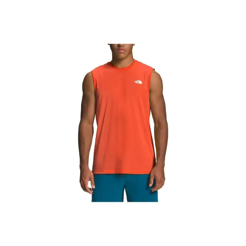 THE NORTH FACE Tank Tops Men Orange