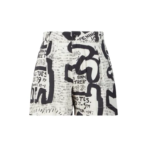 Keith Haring Tommy Hilfiger X Keith Harlem Co-authored Series Casual Shorts Women's Dark Blue White Print 0GD