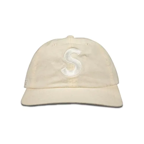 Supreme Baseball Caps Unisex Off White