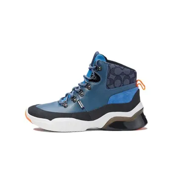 COACH CitySole High-Top Sports Casual Shoes Men's Blue