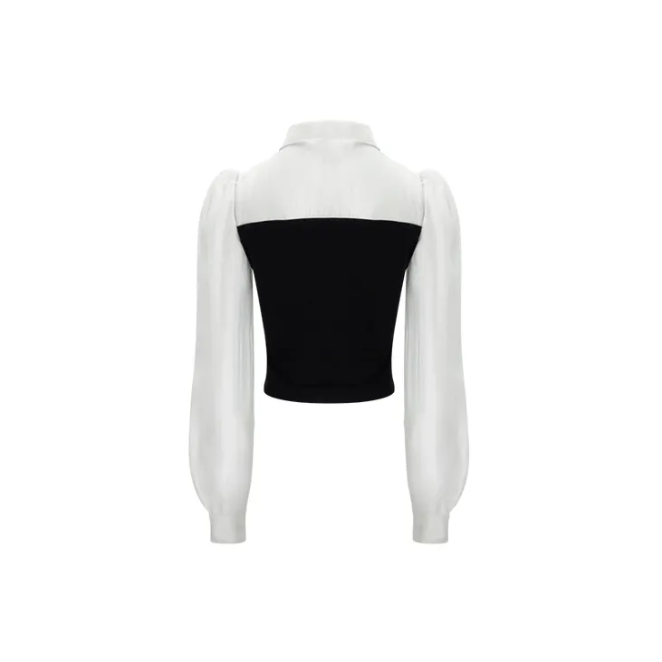 Ladiesfirst Shirts Women's Black & White With Tie-1