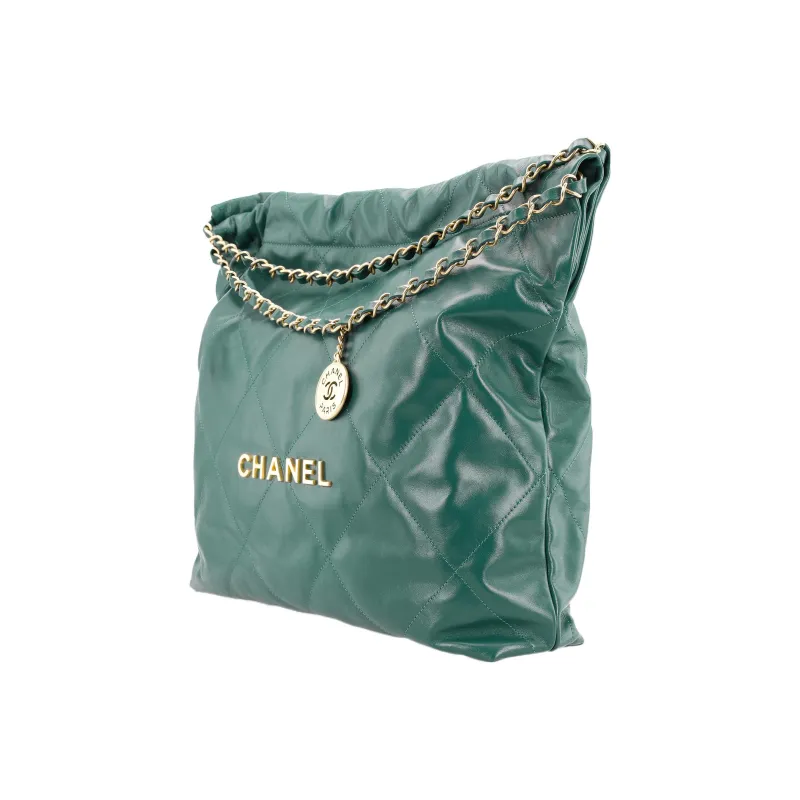 CHANEL 22Bag Calfskin Bucket Bags Crossbody Bag, Shoulder Bag Medium Size Women's Jasper-1
