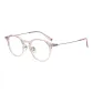 07BQ Transparent Pink Frame with Silver Legs