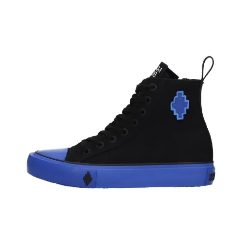 Marcelo Burlon Skateboard Shoes Men High-Top Black/Blue