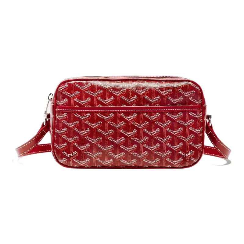 GOYARD Cap Vert Canvas With Leather Messenger Bag Camera Bags Shoulder Bag Crossbody Bag Small Size Unisex 11 Colors-8