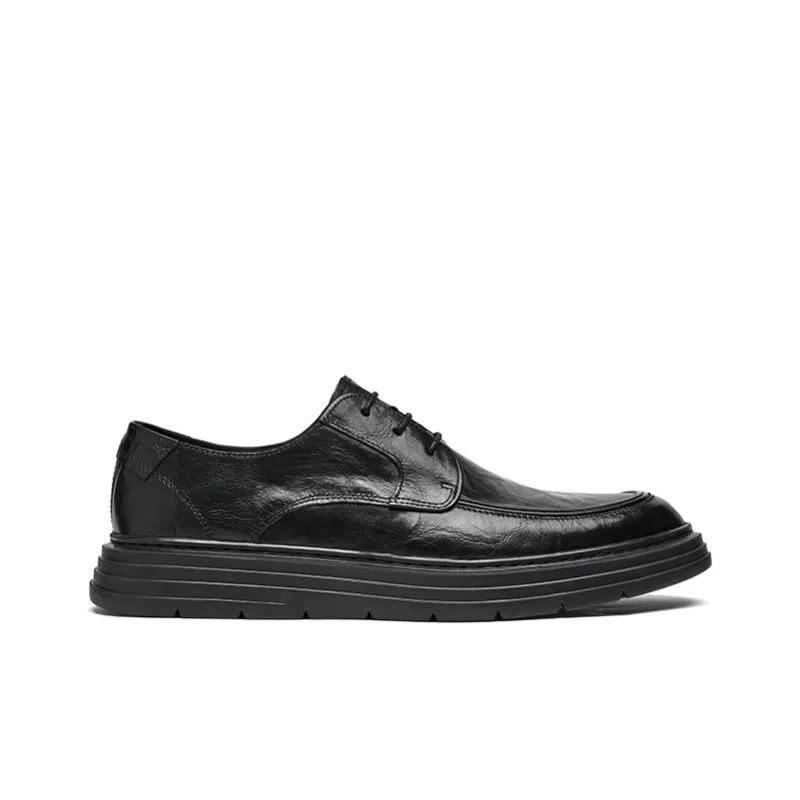 Hautton Jeans Dress Shoes Men's Black-1