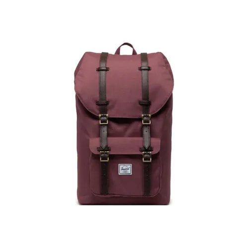 Herschel Polyester Backpack Large Size Rose Brown