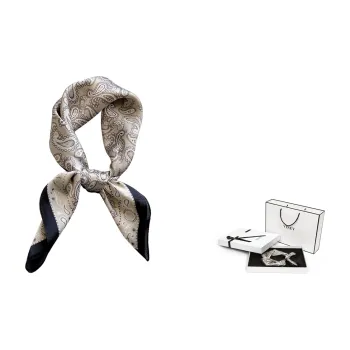 VINEY Mulberry Silk Silk Scarves Women's