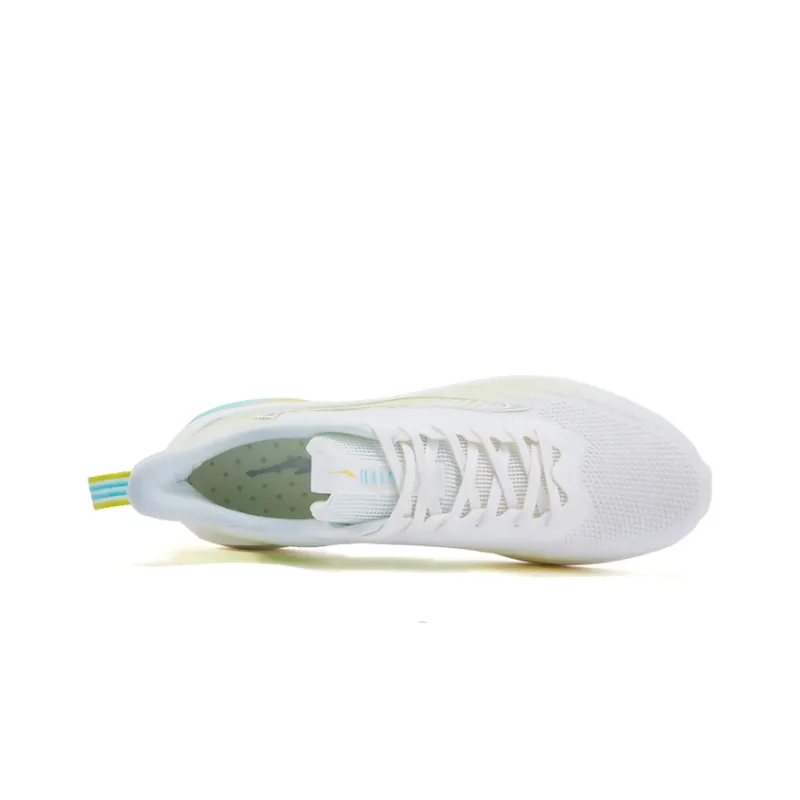 Erke Light Cloud Cushioning Anti-Slip And Wear-Resistant Low-Top Running Shoes Men's Microcrystal White Mint Blue-2