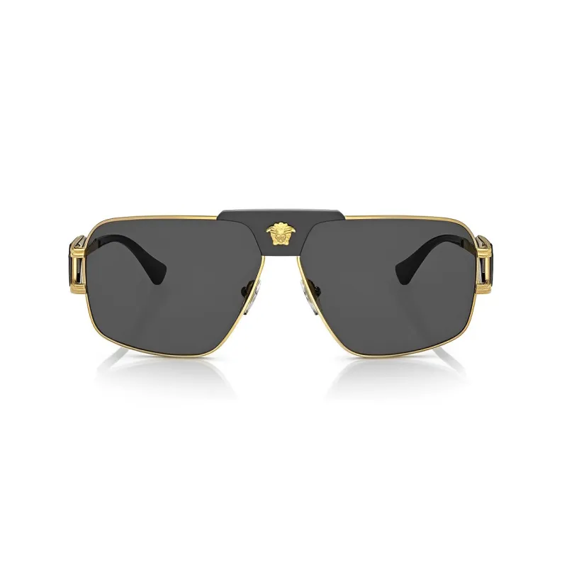 VERSACE Medusa Steel Sunglasses-1