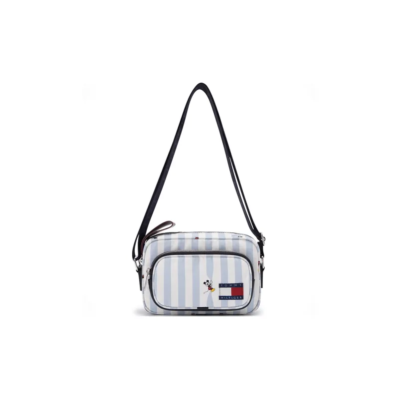 Tommy Hilfiger Disney Collaboration Polyester Camera Bag Shoulder Bag Crossbody Bag Medium Size Women's Blue White-0