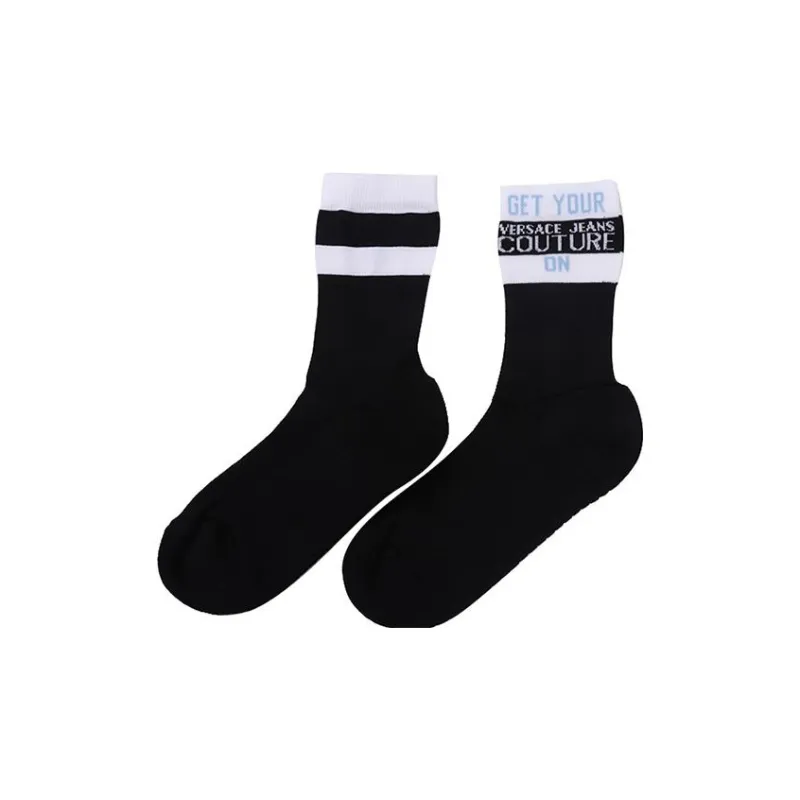 VERSACE JEANS COUTURE Women's Mid Calf Socks-0