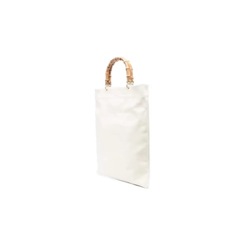 JIL SANDER Calfskin Crossbody One Shoulder Handbag Women's White-2
