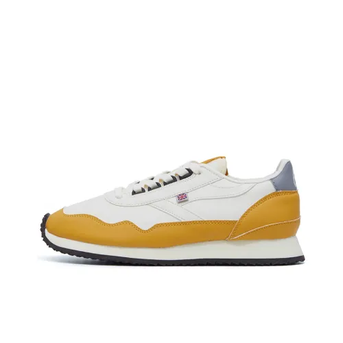 Norman Walsh ENS Series Cushioning Anti-Slip And Wear-Resistant Low-Top Casual Running Shoes Unisex White Yellow