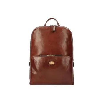 THE BRIDGE Leather Backpack Men's Brown