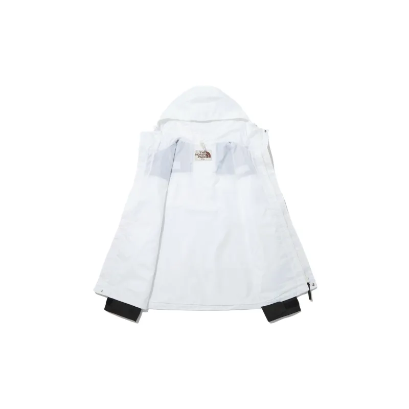 THE NORTH FACE MARTIS Outdoor Hiking Waterproof And Windproof Windbreaker Jacket Unisex White-2