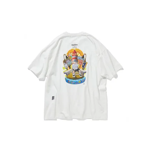 Nautica White Sail T-Shirts Unisex