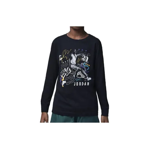 Jordan T-Shirts Kids Black